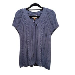 Super Cute Blue Knit Cardigan - MD